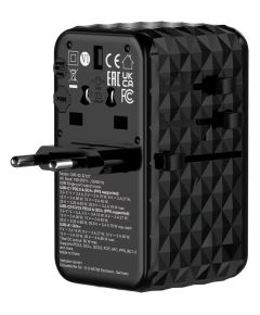 Lādētājs Verbatim Universal Travel Adapter 85W GaN III