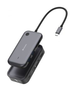 USB-C centrmezgls un bezvadu displeja adapteris Verbatim 32146V