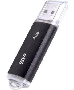 SILICON POWER Ultima U02 Pendrive USB flash drive 4 GB USB 2.0 (SP004GBUF2U02V1K) Black