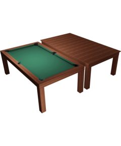 Pool Table / Dining Table, Mozart, 7 ft., mahogany