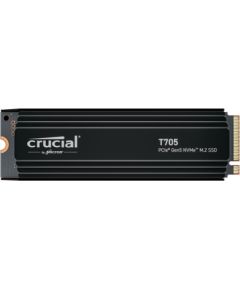 SSD CRUCIAL T705 2TB M.2 PCIe Gen5 NVMe Write speed 12700 MBytes/sec Read speed 14500 MBytes/sec TBW 1200 TB CT2000T705SSD5