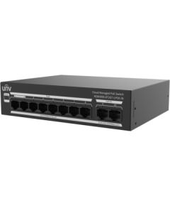 Uniview NSW3000-8T2GT-LPOE-IN ~ Pārvaldāms PoE komutators 8FE(PoE)+2GE(Uplink)(PoE 75W)