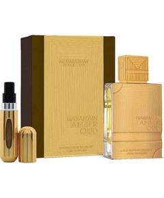 Al Haramain AL HARAMAIN AMBER OUD EDP/S 200ML + TRAVEL ATOMIZER