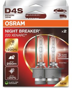 Osram D4S AUTOLAMPAS 35W 12V XENARC NIGHT BREAKER 220 KOMPLEKTS