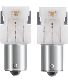 Osram P21W-LED AUTOLAMPAS 1.3W 7506DYP Amber BA15s 2xgab