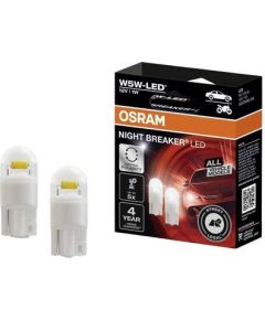 Osram W5W-LED AUTOLAMPA New 2825DWNB-2HFB 1W NIGHT BRAKER komplekts