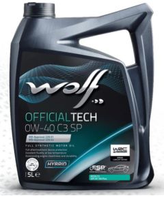 WOLF OFFICIALTECH 0W-40 C3 SP 5L GM dexos™