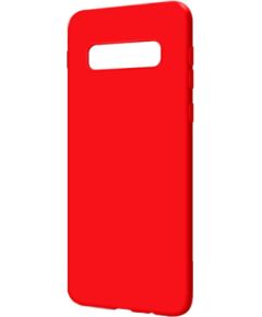 Evelatus Samsung  Galaxy S10 Premium Soft Touch Silicone Case Red