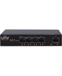 Uniview NSW2010-5GT-POE-IN ~ Gigabit PoE Komutators 4GE(PoE)+1GE(Uplink)(PoE 60W)