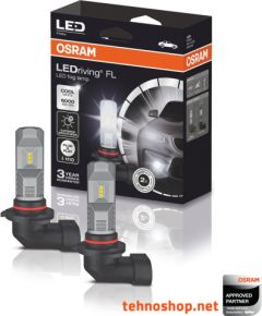 Osram H10-LED AUTOLAMPAS 12V 9745CW LEDriving FL 2gab