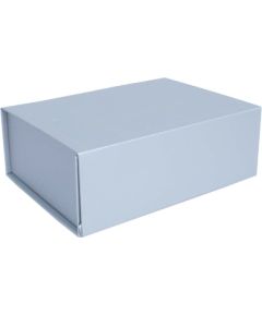 Paper box TRUDY 20x14x7cm foldable, grey