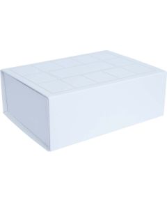 Paper box TRUDY 20x14x7cm foldable, white