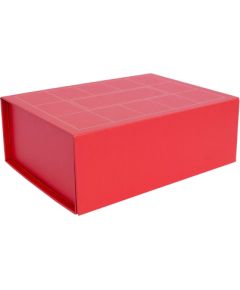 Paper box TRUDY 35x25x11cm foldable, red