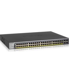 NETGEAR GS752TP-300EUS network switch Managed L2/L3/L4 Gigabit Ethernet (10/100/1000) Power over Ethernet (PoE) 1U Black