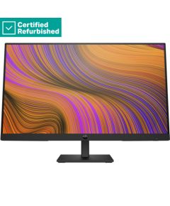 RENEW SILVER HP P24h G5 FHD Monitor - 23.8" 1920x1080 FHD 250-nit 75Hz AG, IPS, HDMI/VGA/DisplayPort, speakers, height adjustable/tilt, 1 years / 64W34AAR#ABB