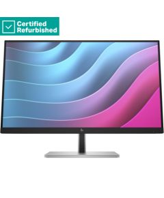 RENEW SILVER HP E24 G5 FHD Monitor - 23.8" 1920x1080 FHD 250-nit 75Hz AG, IPS, HDMI/DisplayPort, 4x USB-A, height adjustable/tilt/swivel/pivot, 1 years / 6N6E9AAR#ABU