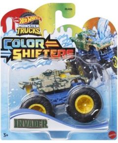 Mattel Hot Wheels Monster Trucks: Color Shifters - Invader Vehicle (HVH87)