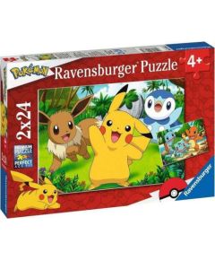 Ravensburger Puzzle: Pokemon Pikachu and Pals (2x24pcs) (05668)