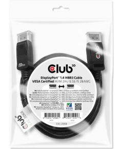 CABLE DP TO DP 2M/M/M CAC-2068 CLUB3D