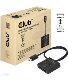 VIDEO SWITCH HDMI 2PORT/CSV-1384 CLUB3D