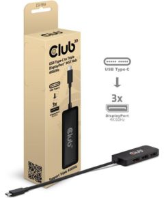 I/O HUB USB-C 3PORT DP/CSV-1553 CLUB3D