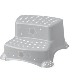 KEEEPER double step stool Stars Cosmic Grey