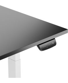 Adjustable Height Table Up Up Thor White, Table top M Black