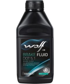 BRAKE FLUID DOT5.1 500ml WOLF Bremžu šķidrums