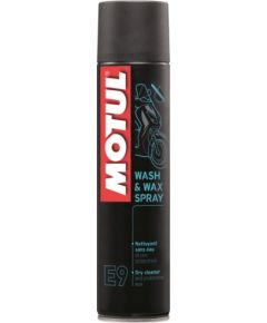 MOTUL Wash & Wax E9. 400ML Sausās tīrīšanas līdzeklis. 400 ML aerosols