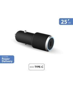 25W USB C PD Power Delivery Car Charger Black - Lifetime Warranty Force Power Lite