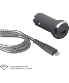 FORCE Power FPCACMFI1.2MG CAC Lightning/USB rugged cable and quick car charger kit