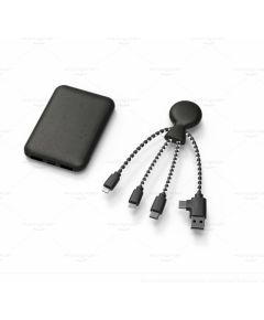 xoopar XP61085 power bank &amp; charging cable (black)