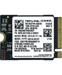 SSD Samsung PM991a 256 GB M.2 2230