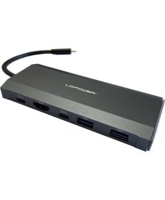 DOKSTACIJA LC-Power USB-C z M.2 SSD (LC-HUB-C-MULTI-7-M2)