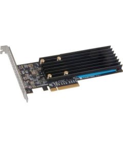 Sonnet Fusion M.2 NVMe SSD 2x4 PCIe Card [Silent] - SSD not included