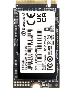 SSD Transcend 410S 512GB M.2 2242 PCI-E x4 Gen4 NVMe (TS512GMTE410S)