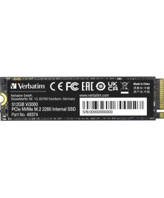 SSD Verbatim Vi3000 512GB M.2 2280 PCI-E x4 Gen4 NVMe (49374)