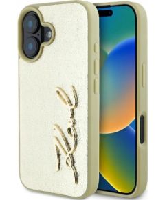 Karl Lagerfeld Metal Signature Aizsargapvalks priekš Apple iPhone 16