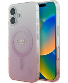 Guess IML Glitter Gradient MagSafe Aizsargapvalks Priekš Apple iPhone 16