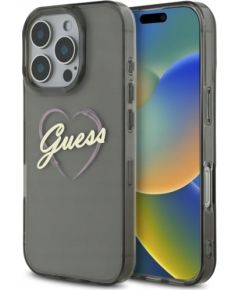 Guess IML Heart Aizsargapvalks Priekš Apple iPhone 16 Pro