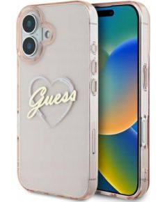 Guess IML Heart Aizsargapvalks Priekš Apple iPhone 16