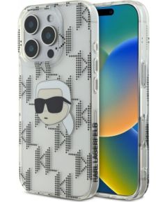 Karl Lagerfeld IML Karl Head Electroplated Aizsargapvalks Priekš Apple iPhone 16 Pro Max