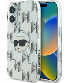 Karl Lagerfeld IML Karl Head Electroplated Aizsargapvalks Priekš Apple iPhone 16