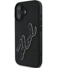 Karl Lagerfeld 3D Rubber Bicolor Signature Aizsargapvalks Priekš Apple iPhone 16