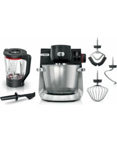 Bosch Serie 6 MUMS6ZS17 food processor 1600 W 5.5 L Black, Stainless steel