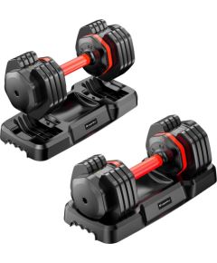 Regulējams vienroku hanteļu komplekts inSPORTline DuraBell® 2 x 6,5 - 24,5 kg