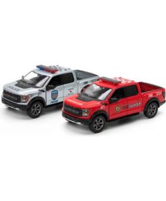 Kinsmart Metāla auto modelis 2022 Ford F-150 Raptor (Police/ Firefighter) 1:46 KT5436PR