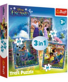 Puzlis TREFL Disney Encanto 3 in 1 (20,36,50 gb.) 3+ T34866