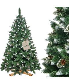 Springos CT0191 Mākslīgā Ziemassvētku eglīte 220 cm Premium Royal Trees, sniegota dimanta priede ar čiekuriem