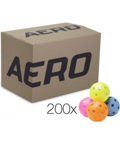 Salming Aero Floorball 200 Pcs Mix krāsaino florbola bumbiņu komplekts (4131892-9999)